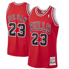 NBA Michael Jordan Chicago Bulls 1997/98 Hardwood Classics Authentic Jersey sale - Scarlet