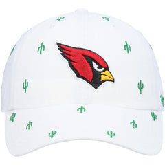 Arizona Cardinals '47 Women's Confetti Clean Up Adjustable Hat White