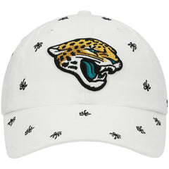 Jacksonville Jaguars '47 Women's Confetti Clean Up Adjustable Hat White