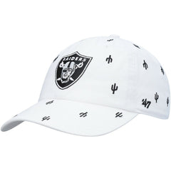 Las Vegas Raiders '47 Women's Confetti Clean Up Adjustable Hat White