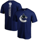 NHL Elias Pettersson Vancouver Canucks Playmaker T-Shirt - Royal