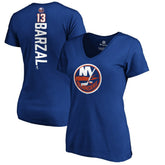 NHL Mathew Barzal New York Islanders Women's Playmaker V-Neck T-Shirt - Royal