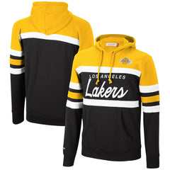 Los Angeles Lakers Head Coach Pullover Hoodie Gold/Black
