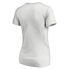 Sacramento Kings Women's Floral Arch V-Neck T-Shirt White