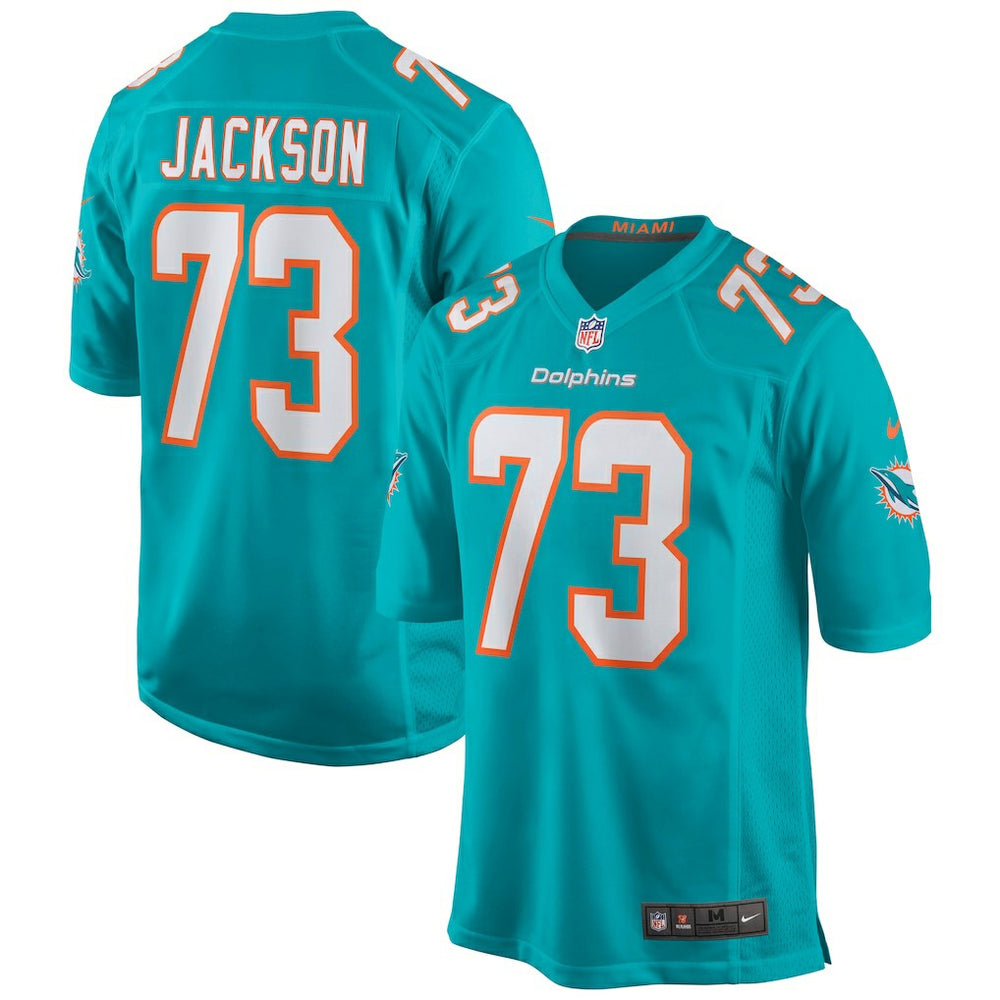 NFL Austin Jackson Miami Dolphins Game Jersey - Aqua