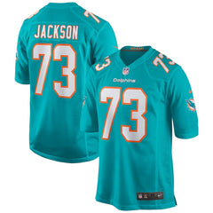 NFL Austin Jackson Miami Dolphins Game Jersey - Aqua
