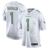 NFL Tua Tagovailoa Miami Dolphins Game Jersey - White