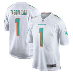 NFL Tua Tagovailoa Miami Dolphins Game Jersey - White