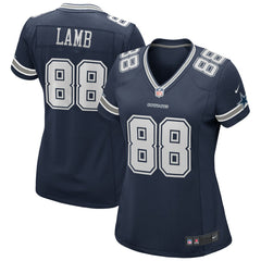 NFL CeeDee Lamb Dallas Cowboys Women's Game Jersey - Navy