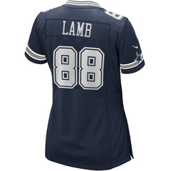 NFL CeeDee Lamb Dallas Cowboys Women's Game Jersey - Navy