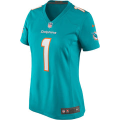 NFL Tua Tagovailoa Miami Dolphins Women's Game Jersey - Aqua