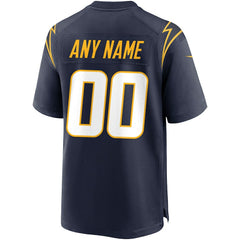 NFL Los Angeles Chargers Alternate Custom Game Jersey - Navy