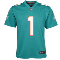 NFL Tua Tagovailoa Miami Dolphins Youth Game Jersey - Aqua