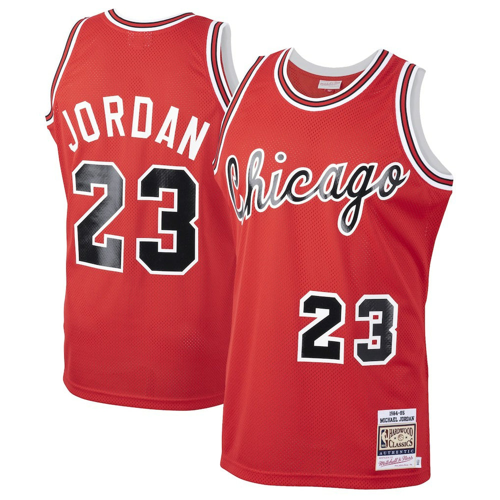 NBA Michael Jordan Chicago Bulls 1984/85 Hardwood Classics Rookie Authentic Jersey sale - Red