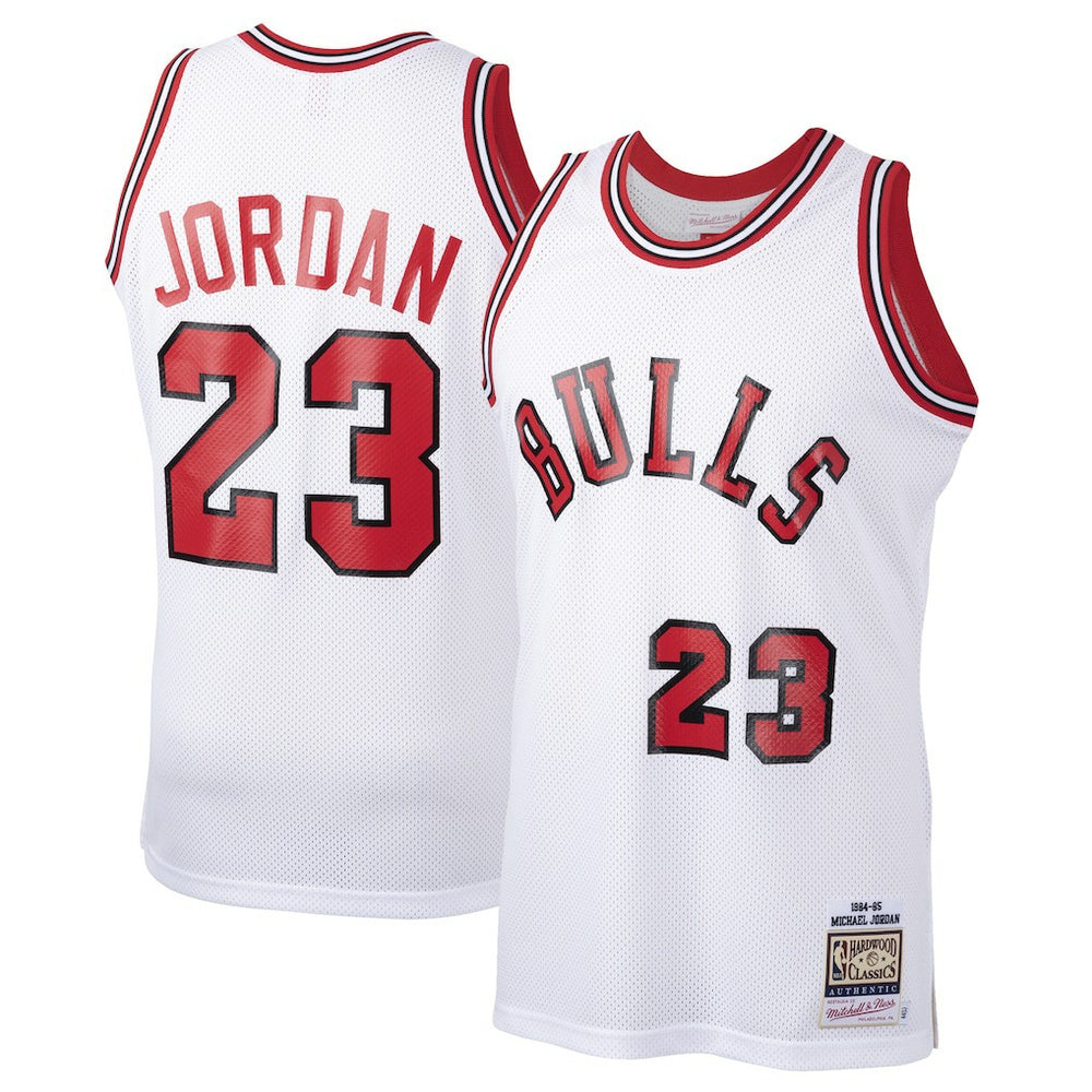 NBA Michael Jordan Chicago Bulls 1984/85 Hardwood Classics Rookie Authentic Jersey sale - White