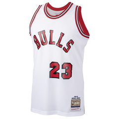 NBA Michael Jordan Chicago Bulls 1984/85 Hardwood Classics Rookie Authentic Jersey sale - White