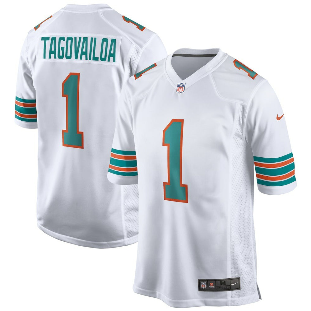 NFL Tua Tagovailoa Miami Dolphins 2nd Alternate Game Jersey - White