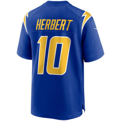 NFL Justin Herbert Los Angeles Chargers Alternate Game Jersey - Royal