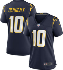 NFL Justin Herbert Los Angeles Chargers Women's Alternate Game Jersey - Navy