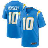NFL Justin Herbert Los Angeles Chargers Player Game Jersey - Powder Blue