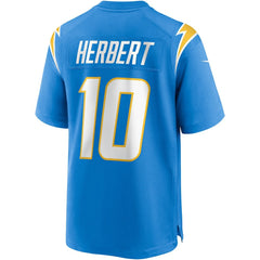 NFL Justin Herbert Los Angeles Chargers Player Game Jersey - Powder Blue