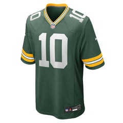 NFL Jordan Love Green Bay Packers Player Game Jersey - Green