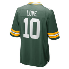 NFL Jordan Love Green Bay Packers Player Game Jersey - Green