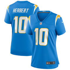 NFL Justin Herbert Los Angeles Chargers Women's Player Game Jersey - Powder Blue