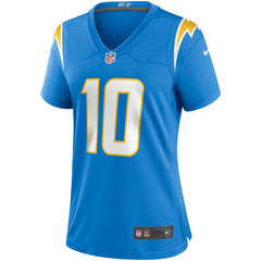 NFL Justin Herbert Los Angeles Chargers Women's Player Game Jersey - Powder Blue