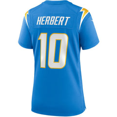 NFL Justin Herbert Los Angeles Chargers Women's Player Game Jersey - Powder Blue