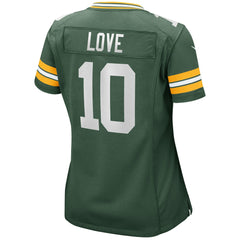 NFL Jordan Love Green Bay Packers Women's Game Jersey - Green