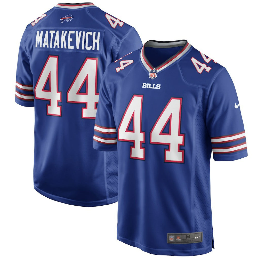 NFL Tyler Matakevich Buffalo Bills Game Player Jersey - Royal