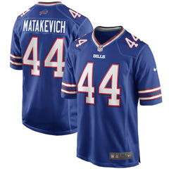 NFL Tyler Matakevich Buffalo Bills Game Player Jersey - Royal