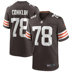 NFL Jack Conklin Cleveland Browns Game Player Jersey - Brown