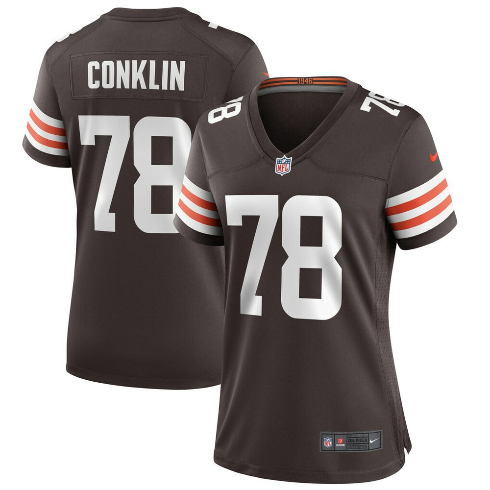 NFL Jack Conklin Cleveland Browns Women's Player Game Jersey - Brown