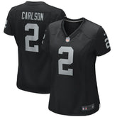 NFL Daniel Carlson Las Vegas Raiders Women's Player Game Jersey - Black