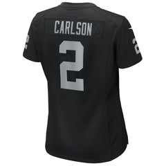 NFL Daniel Carlson Las Vegas Raiders Women's Player Game Jersey - Black