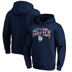 Boston Celtics Banner Wave Pullover Hoodie Navy