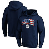 Philadelphia 76ers Banner Wave Pullover Hoodie Navy