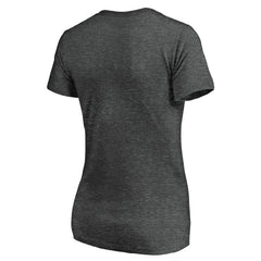 Indianapolis Colts Women's Secondary Logo V-Neck T-Shirt Heather Gray