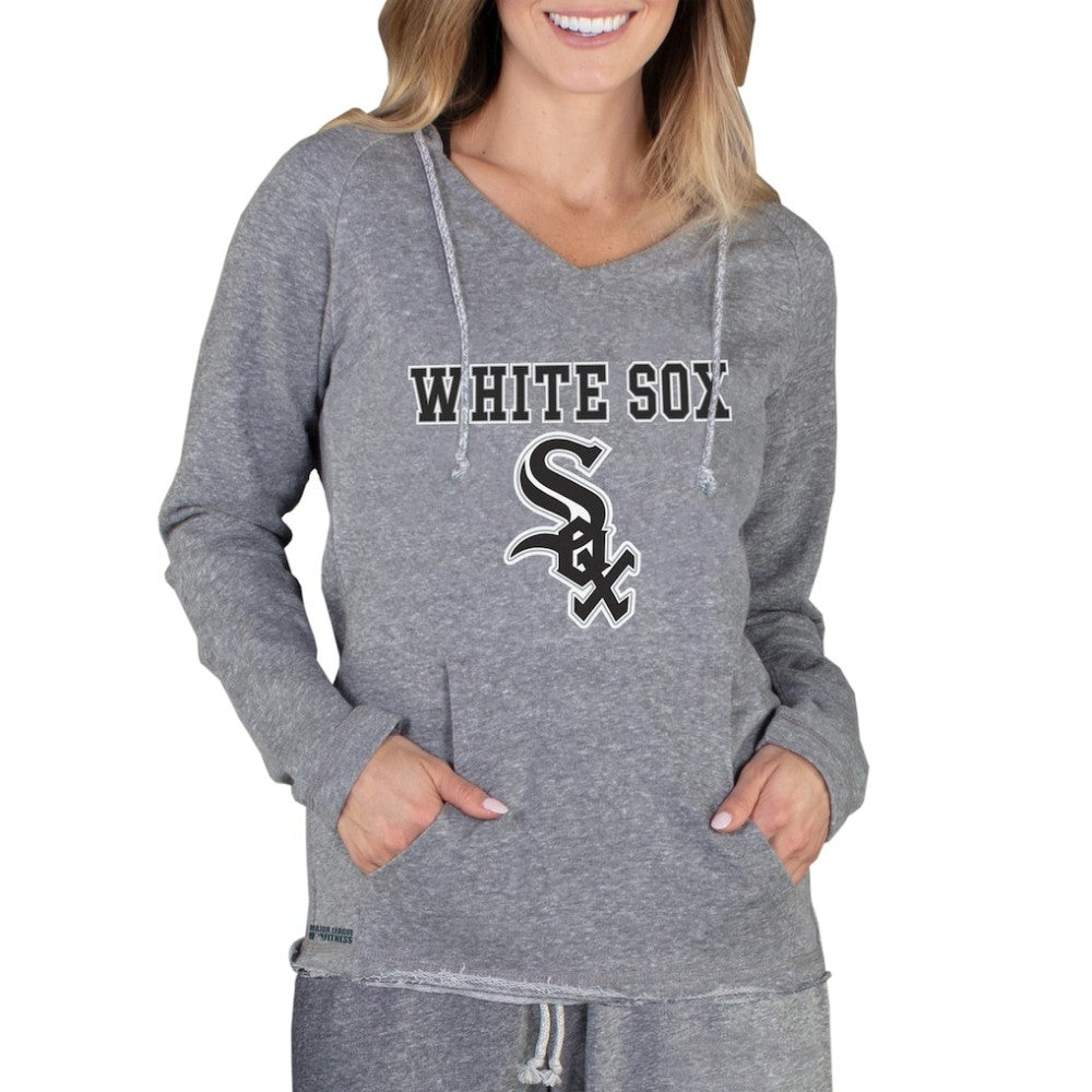 Chicago White Sox Concepts Sport Women's Mainstream Terry Long Sleeve Hoodie Top - Gray Hoodies