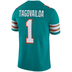 NFL Tua Tagovailoa Miami Dolphins Alternate Vapor Limited Jersey - Aqua