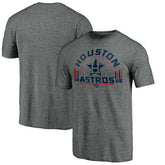 Houston Astros Team Freedom Tri-Blend T-Shirt - Gray T-shirts