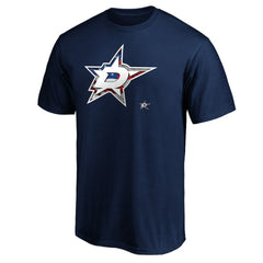 NHL Dallas Stars Banner Wave Logo T-Shirt - Navy