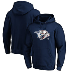 NHL Nashville Predators Banner Wave Logo Pullover Hoodie - Navy