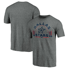 NHL Dallas Stars Team Freedom Tri-Blend T-Shirt - Heathered Gray