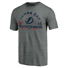 NHL Tampa Bay Lightning Team Freedom Tri-Blend T-Shirt - Heathered Gray