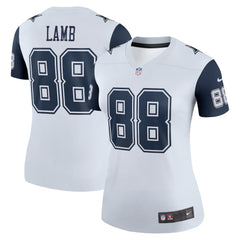 CeeDee Lamb Dallas Cowboys Women's Legend Player Performance Top White