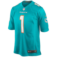 Tua Tagovailoa Miami Dolphins Player Game Jersey Aqua
