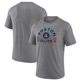 Boston Celtics Team Freedom Tri-Blend T-Shirt Gray